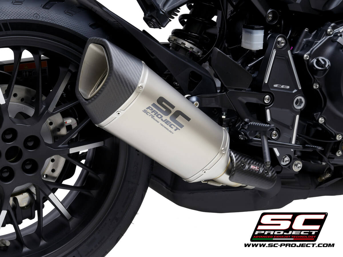 HONDA CB1000R (2021-2024) SC1-R Muffler, with carbon fibre end cap