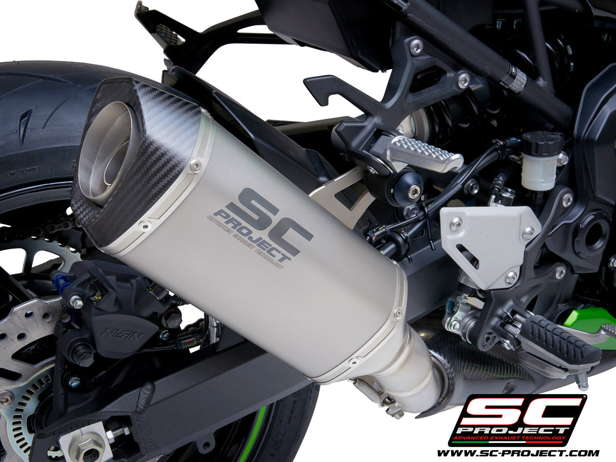 KAWASAKI Z 900 (2017 - 2019) SC1-M Muffler, with Carbon fibre end cap