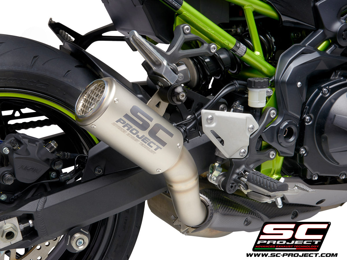 KAWASAKI Z 900 (2021-2024) CR-T Muffler, with Titanium mesh on exit pipe