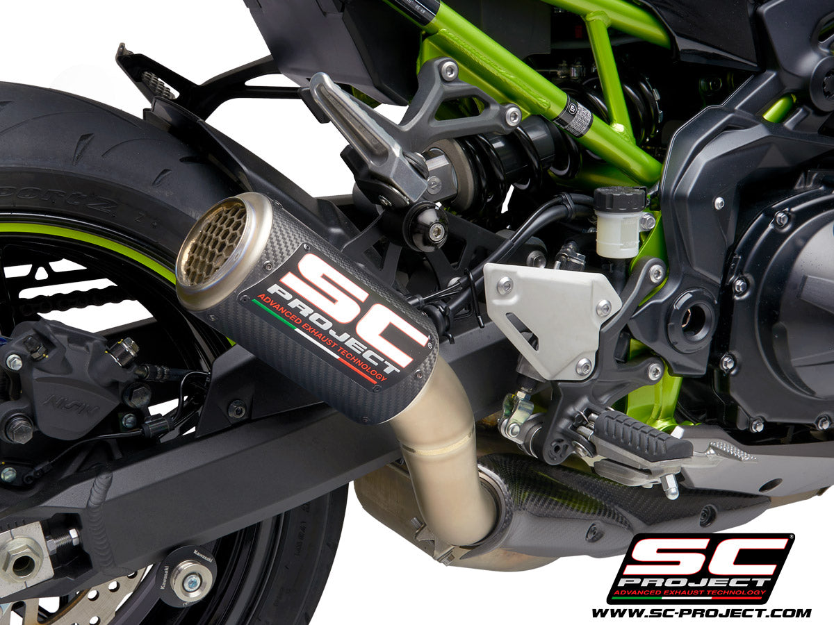 KAWASAKI Z 900 (2021-2024) CR-T Muffler, with Titanium mesh on exit pipe