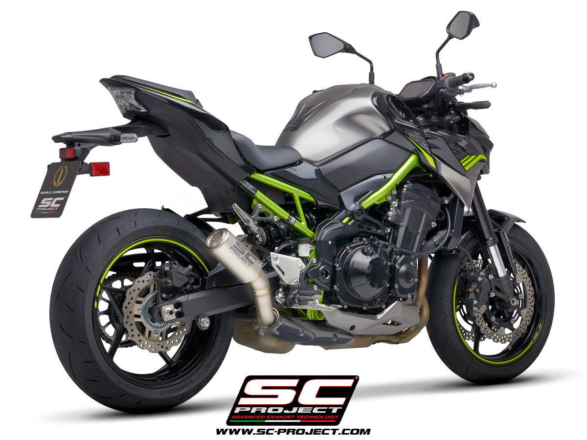 KAWASAKI Z 900 (2021-2024) CR-T Muffler, with Titanium mesh on exit pipe