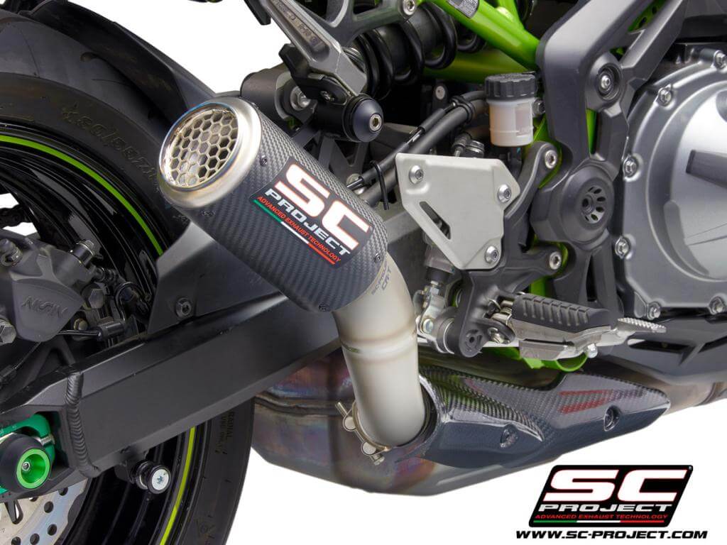 KAWASAKI Z 900 (2017 - 2019) - CR-T Muffler, with Titanium mesh on exit pipe