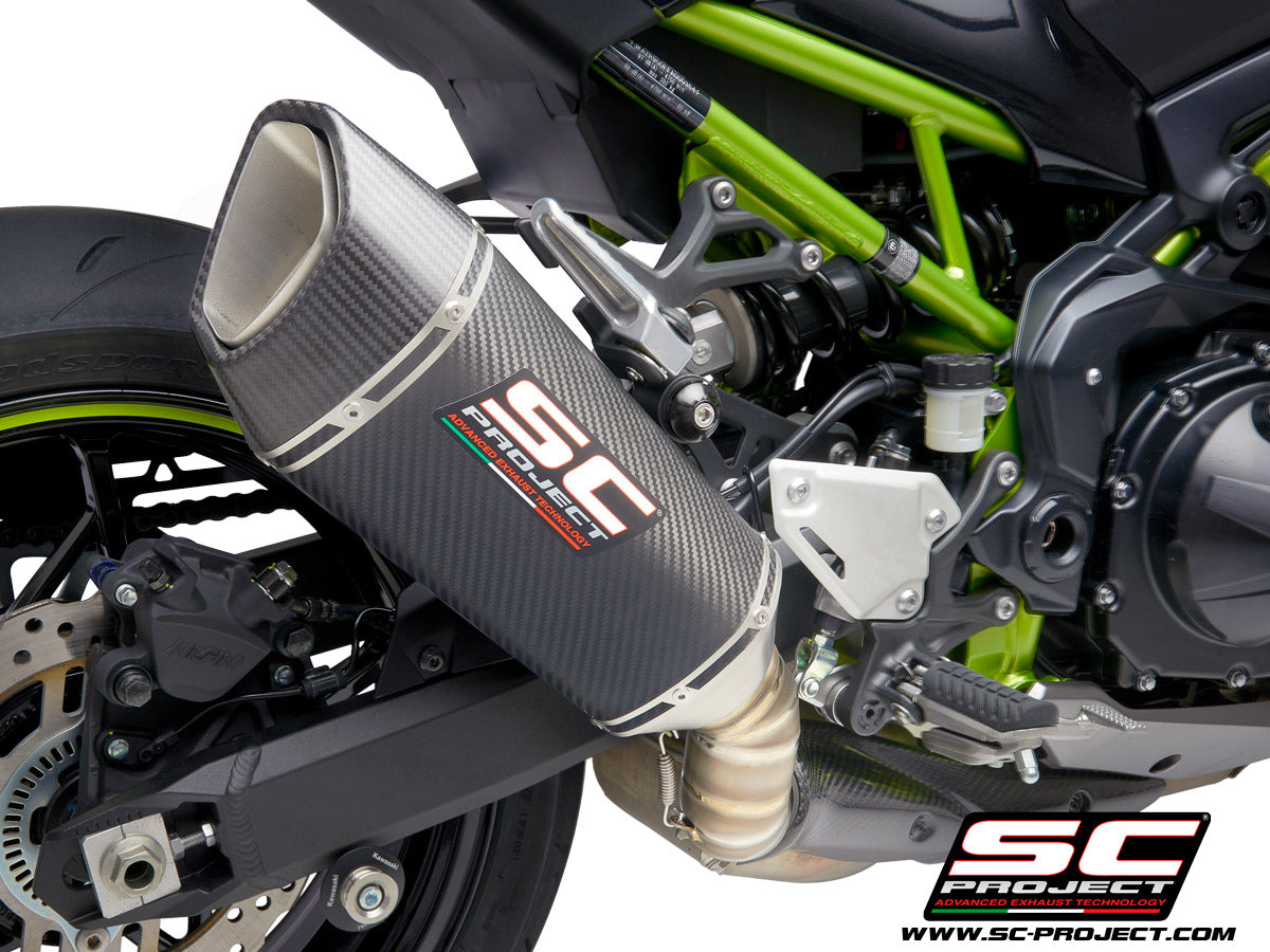 KAWASAKI Z 900 (2021-2024) SC1-R Muffler, with Carbon fibre end cap
