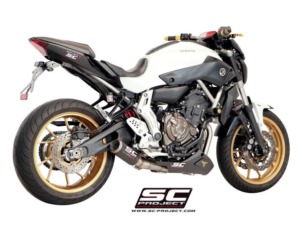 YAMAHA MT-07 (2013 - 2016) Full Exhaust System 2-1, with CR-T Muffler