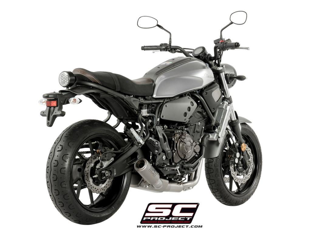 YAMAHA MT-07 (2017 - 2020) Full Exhaust System 2-1, with CR-T Muffler, Titanium