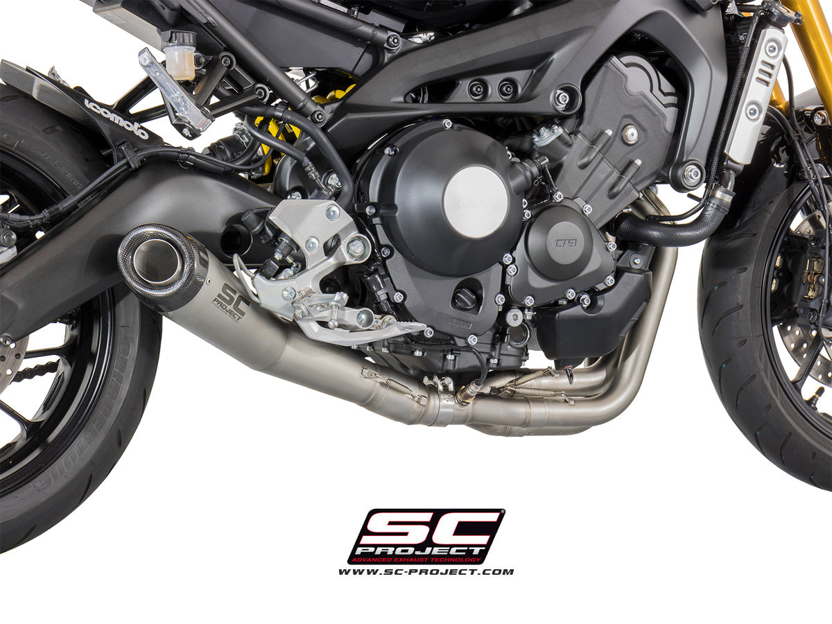 YAMAHA MT-09 (2014 - 2016) Full Exhaust System 3-1, with Conical Muffler