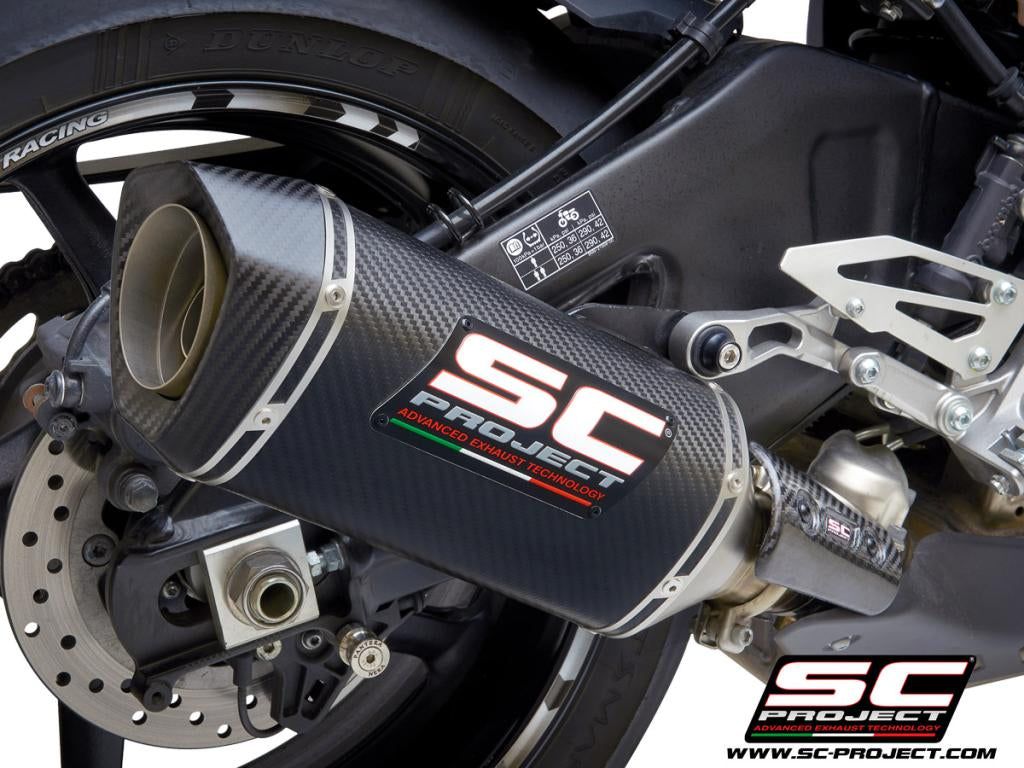 YAMAHA MT-10 (2016-2021) SC1-M Muffler, with Carbon fibre end cap