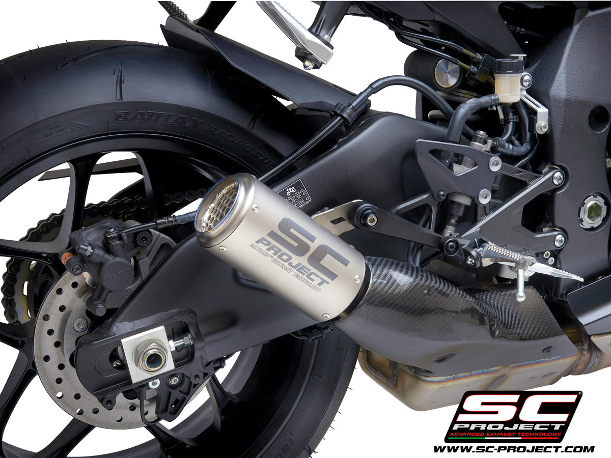 YAMAHA YZF R1 (2017 - 2019) - R1M CR-T Muffler, with Titanium mesh on exit muffler