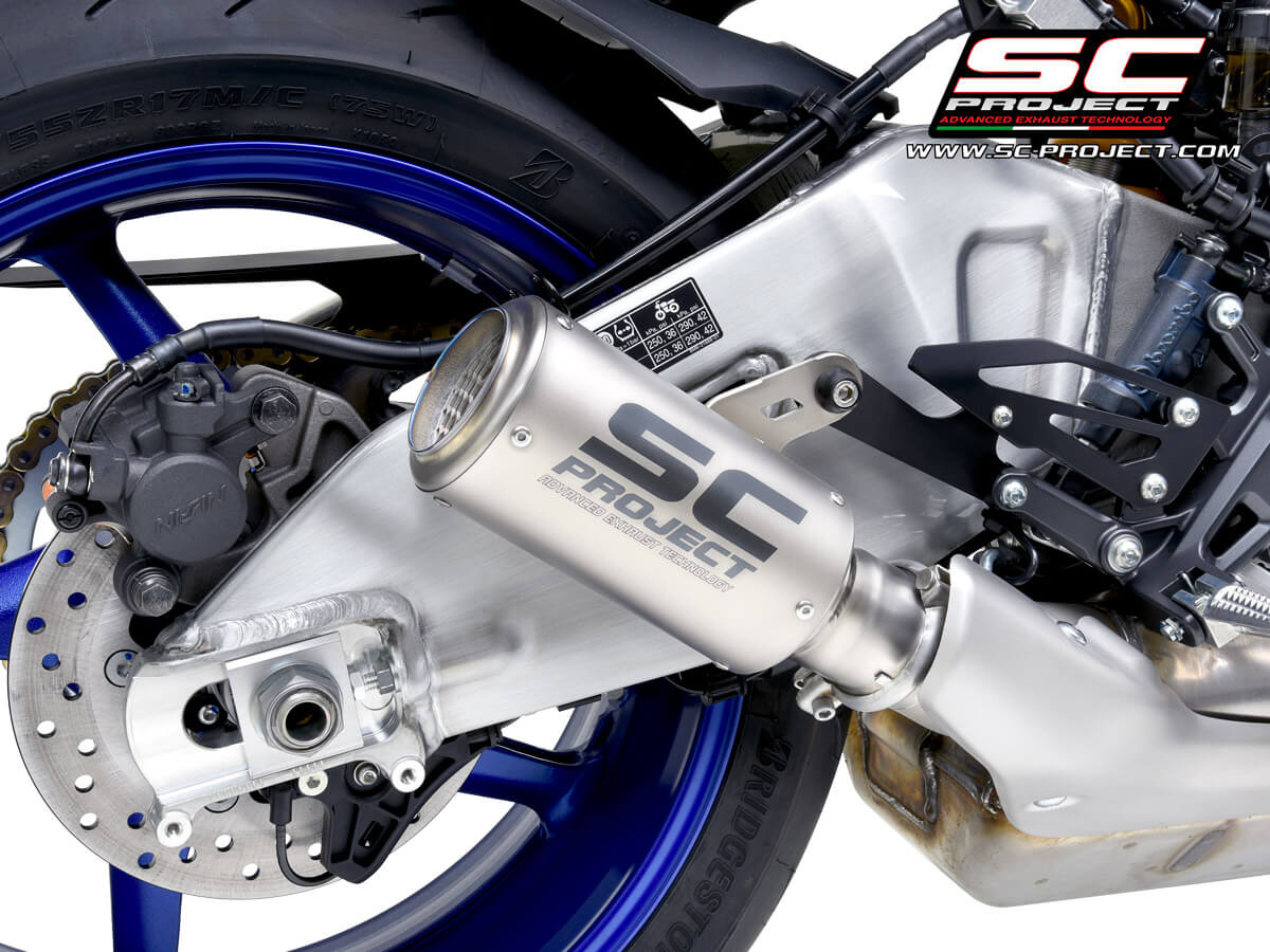 YAMAHA MT-10 (2022-2024) CR-T Muffler, with titanium mesh on exit muffler