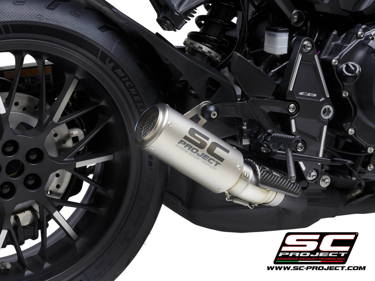 HONDA CB1000R (2021-2024) CR-T Muffler, with full titanium link pipe