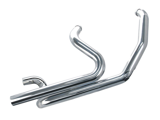 Power Tune Dual Headers – Chrome. Fits Touring 1995-2008.