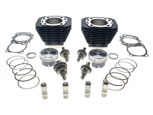 1200cc Hooligan Big Bore Kit – Black. Fits Sportster 2000up with 883cc Engine