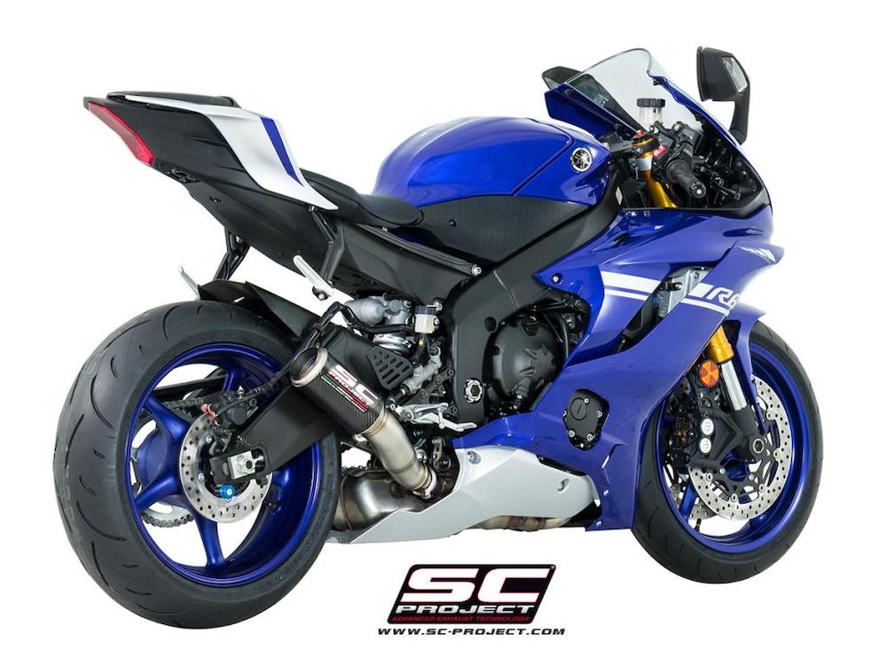YAMAHA YZF R6 Race (2021-2024) CR-T Muffler, High Position