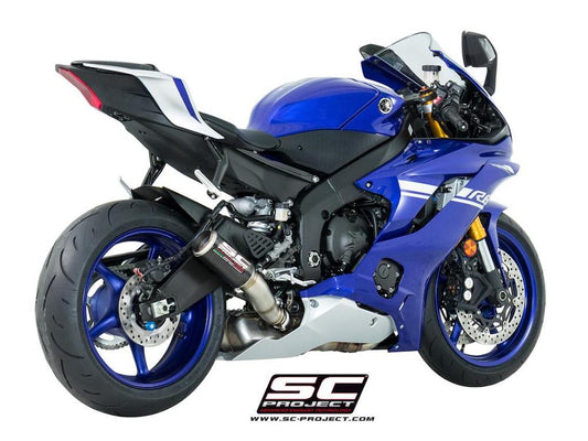 YAMAHA YZF R6 Race (2021-2024) CR-T Muffler, High Position