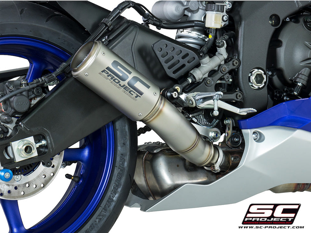 YAMAHA YZF R6 Race (2021-2024) CR-T Muffler, High Position